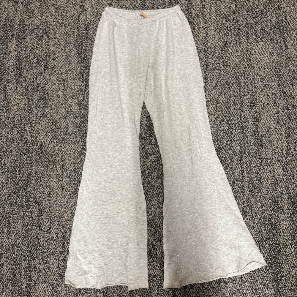 Aerie Gray Flared Leggings